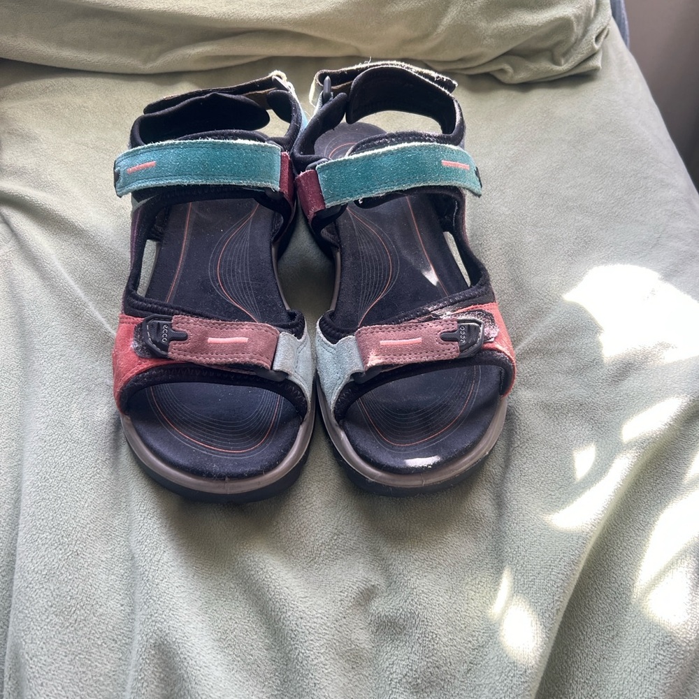Ecco Multicolor Velcro Sandals